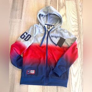 Womens NFL Patriots Jacket Hoodie